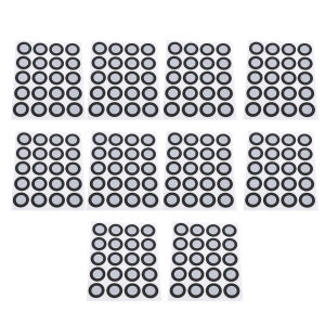 200Pcs 3D Scanning Marker 12mm ID 19mm OD Precise Tracking Reference Point and Diffuse Reflection Marking Dot