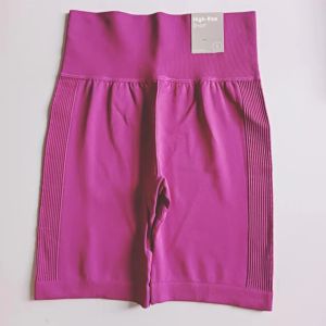 High Waist Yoga Shorts Womens Fitness Training Running Marathon 5 Minutes Middle Pants Butt Lifting Pants Breathable Nylon