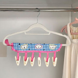 เข็มขัดกางเกงผ้าพับได้ขนาดเล็กสำหรับการเดินทางและโรงแรม ชุดแขวนเสื้อแบบพกพา ช่องเก็บของสำหรับรองเท้า สำหรับใช้ในบ้าน