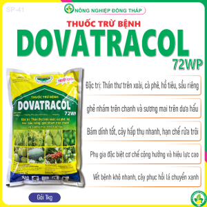 Thuốc Trừ Bệnh DOVATRACOL 72WP – Đặc Trừ: Thán Thư Ghẻ Nhám Sương Mai (Gói 1kg)
