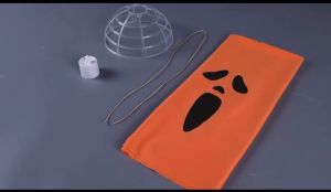 ใหม่2025 โคมไฟฮาโลวีน LED โคมไฟฟักทอง โคมไฟผีน้อย กันน้ำ ประหยัดพลังงาน เป็นมิตรต่อสิ่งเเวดล้อม พร็อพตกเเต่งบ้าน