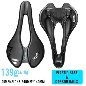 RYET Ultralight Bicycle Saddle 3D Printed Saddle Carbon EVA 245x145mm Bike Seating for MTB Gravel Road Bike Saddle Bicycle Parts