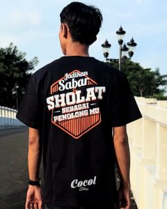 Cocol Store - Kaos Islami Sholat Penolongmu