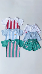 BOHOPANNA - BOHOPANNA X THE OVERTEE JERSEY SET STRIPE - SETELAN ANAK
