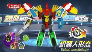 Shape Transformers Dinosaur Mecha Deformation Series Puzzle Education Transformation Fusion T Rex Power Rangers Megazord