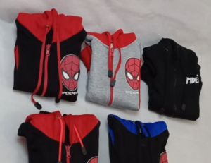 Bisa COD - Jaket anak motif superhero 2 s/d 10 tahun