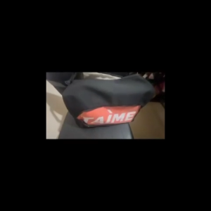 Fashion Crossbody Bag Large Nylon Shoulder Bag Casual Messenger Bag with TAIMEI Letter Patch Adjustable Strap for Men Women