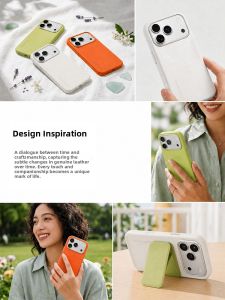 fansdreams | Natural Blue Calfskin Full Coverage iPhone Case