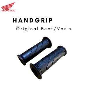 HANDGRIP STANDAR MODEL HONDA ORI HITAM HANDFAT / SARUNG GAS HONDA UNIVERSAL BEAT VARIO SCOOPY SPICY REVO SUPRA x KARISMA DLL