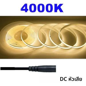 ไฟแถบ LED COB 5M 10M DC12V 24V ขนาด 8 มม. สำหรับตกแต่งห้องนอน ห้องนั่งเล่น ทีวี ความหนาแน่นสูง นุ่ม ยืดหยุ่น ไฟนีออนแบบเทป