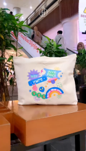Oakhopes - Tas Tote Bag Kanvas Resleting - Clair Totebag Pria Wanita
