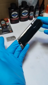 น้ำยารมดำ BLACK BLUE สำหรับรมดำเหล็กโดยวิธีการทา สะดวก ใช้ง่าย ไม่ต้องต้ม ช่วยป้องกันสนิม ทำได้เองที่บ้าน ดำสวยไม่ง้อช่าง สะดวกในการแต้มซ่อมชิ้นงาน