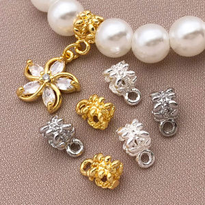 Mix 3/5pcs 18K copper plated genuine golden thick silvery white golden three-way connector DIY jewelry making accessories