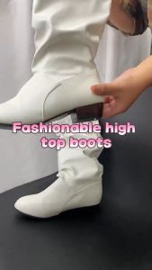 Size 35-43 Korean Style Women's Casual Long Boots: Versatile Footwear for Walking