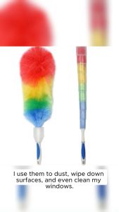 HOUSEHOLD CLEANING MICROFIBER ANTI STATISTIC FEATHER DUST/FOR ALL CLEANING PURPOSES