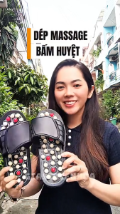 Dép Massage Bấm Huyệt Bàn Chân Thời Trang Giúp Thư Giãn Lưu Thông Máu Giảm Căng Thẳng