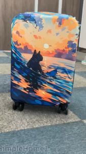 Luggage Cover/ High Elastic Travel Luggage Protector Washable Suitcase Protector Waterproof Protector