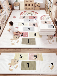 QIAOLEXIONG | Foldable Non-toxic Thick Baby Crawl Mat
