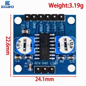 Bảng Khuếch Đại Kỹ Thuật Số EGBO PAM8406 5Wx2 Stereo Với Chiết Áp Âm Lượng Bộ Điều Chỉnh Điện Áp 2.5V ~ 5V Cho Các Ứng Dụng Máy Tính