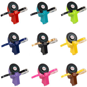 (with 3 tape) White Color 3D PVC C101 Embossing Label Maker with 9mm 3D Refill Tape Replacement for MOTEX E101 Upgrade Version Mini DIY Manual Label Maker Typewriter C101 labeler