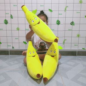 GỐI ÔM NGỦ HÌNH TRÁI CHUỐI GỐI ÔM DỄ THƯƠNG CHO BÉ 1 TUỔI VẢI MỀM LÔNG MỊN 100% GÒN