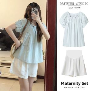 Pregnancy Summer Set Short Pants + Top
