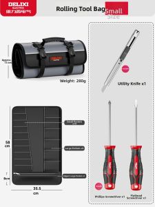 DELIXI | Portable Wear-resistant Multifunctional Electrician Tool Bag