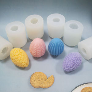 Pattern Egg Duck Egg Goose Egg Plaster Aromatherapy Candle Silicone Mold Easter Egg Epoxy Chocolate Silicone Mould