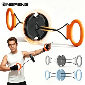 Arm Strength Trainer Flywheel Rotation Foldable Adjustable Arm Muscle Strength Trainer For Gym Home Office Dormitory Travel
