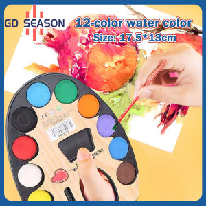 12colors kids water color paint design painting arts&crafts school supplies Office Supplies