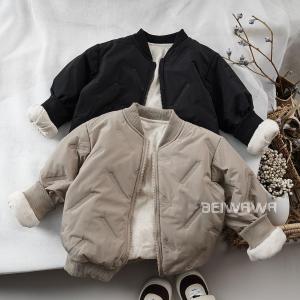 Warm Cotton Jacket for Children Inner Polyester Fiber Filling Winter Coat Baby Boys Girls Can Wear Outerwear Thermal Vest