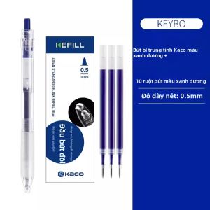Kaco | Bút Thay Thế Dual Pearl Nhấn Kiểu Trung Tính 0.5mm
