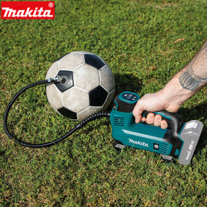 Makita DMP180 ปั๊มลมไฟฟ้า 18V 6.0Ah แบบลิเธียมชาร์จพักผ่อน พกพาที่สูบลมยางรถบ้านปั๊มขนาดเล็กน้ำหนักเบาและชาร์จเร็ว