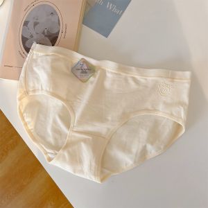 Quần Lót Tam Giác Cotton Nguyên Chất Cho Bé Gái Quần Lót Cotton Thoáng Khí Thoải Mái Cho Nữ Sinh Viên Quần Lót Cotton Kháng Khuẩn