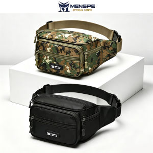 MENSPE Mens Chest Bag Waist Bag Large Capacity Shoulder Bag Wear-resistant Cross body Shoulder Pouch Purse Man Chest Bag Side Bag