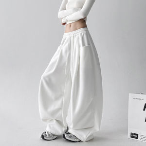 MUYUZI | Autumn Winter Black Loose Dancing Trousers