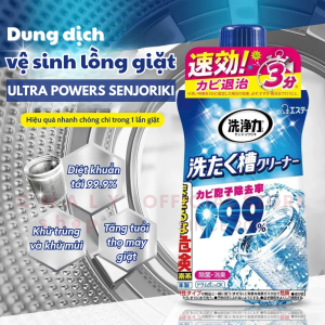 Dung dịch vệ sinh lồng giặt siêu sạch Ultra Powers Senjoriki 550g Nhật