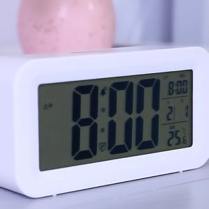 Đồng hồ báo thức phần nhiệt độ đồng hồ báo thức lười biếng tắt tiếng đồng hồ điện tử đồng hồ -Aeneas Shop