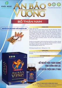 Bổ thận An Bảo Vương tăng cường sinh lý nam giúp tráng dương kéo dài thời gian thận khỏe đau lưng mỏi gối