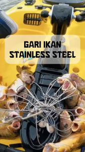 GARI IKAN Stainless Steel Fish Lock FISH MOUTH CLIP Fish Hanger outdoor fishing gari ikan lock