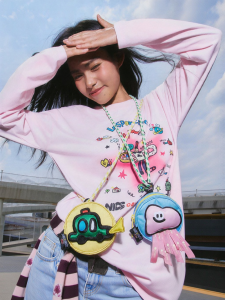 LeSportsac | New Cute Cartoon Duck Small Round Bag