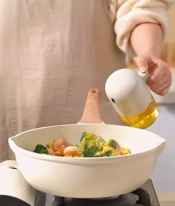 DXL Oil Spray Bottle Mist Oil Spray Bottle Household Kitchen Glass Leak-proof Oil Tank Pot Air Fryer Oil Spray Bottle