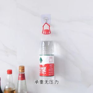 1pc Pengantung Serbaguna Magic Hook Wall Hook Hanger Transparent Adhensive Super Strong Sticky Sucker Hanging