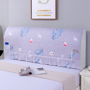 Full Covering Bed Cover Cover European Style Leather Bed Head Cover Minimalist Wooden Bed Cushion Case Fabric Bed Cover 1.5 M 1.8 M