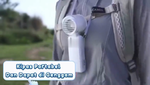 Kipas Angin Genggam Portable Fan Turbo Super Cooling 100 Speed Bisa Dilipat