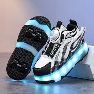 Charging Invisible Wheel Skate Shoes