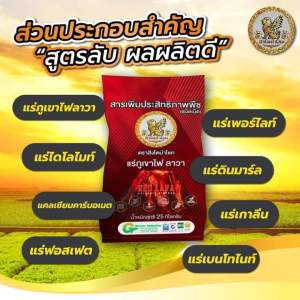 เรดลาวา แร่ภูเขาไฟ สารเพิ่มประสิทธิภาพพืช ดิน น้ำ ของแท้