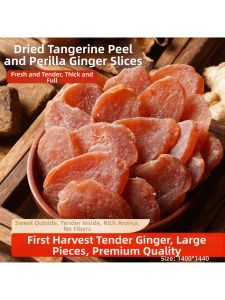 Dried Tangerine Peel Perilla Ginger Slices for Warming Stomach Cold-Dispelling Drink in Can
