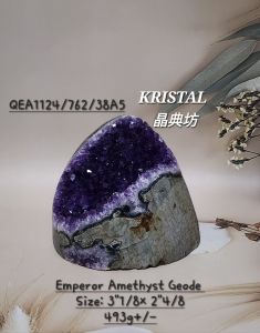 KRISTAL SG: Emperor Amethyst Geode/ 帝王紫晶簇带窝