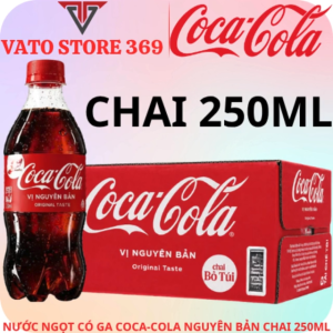Nước ngọt có ga COCACOLA có đường chai 250ml
